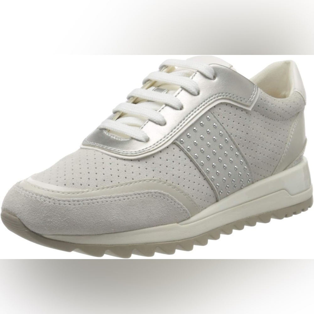 Geox Women's Tabelya sneakers in an off-white color 8